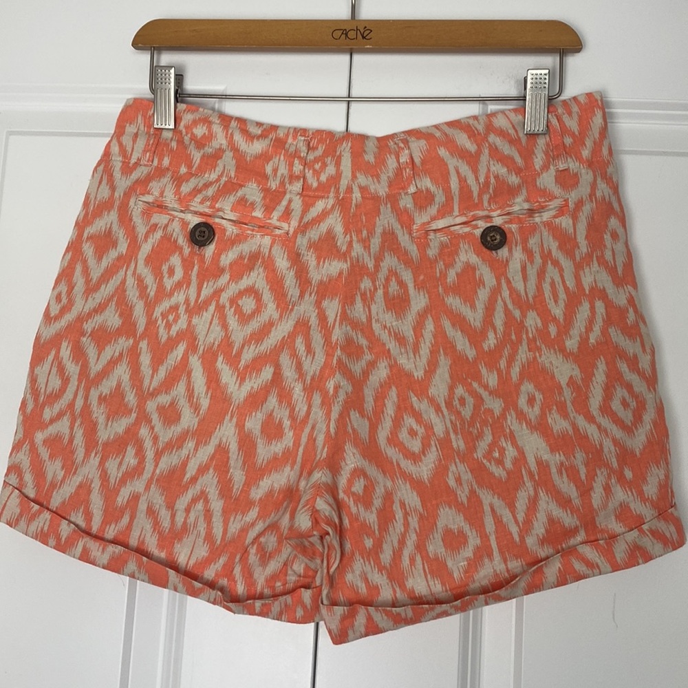 Kenar Fun Geometric Pattern Linen Boho Printed Cu… - image 7